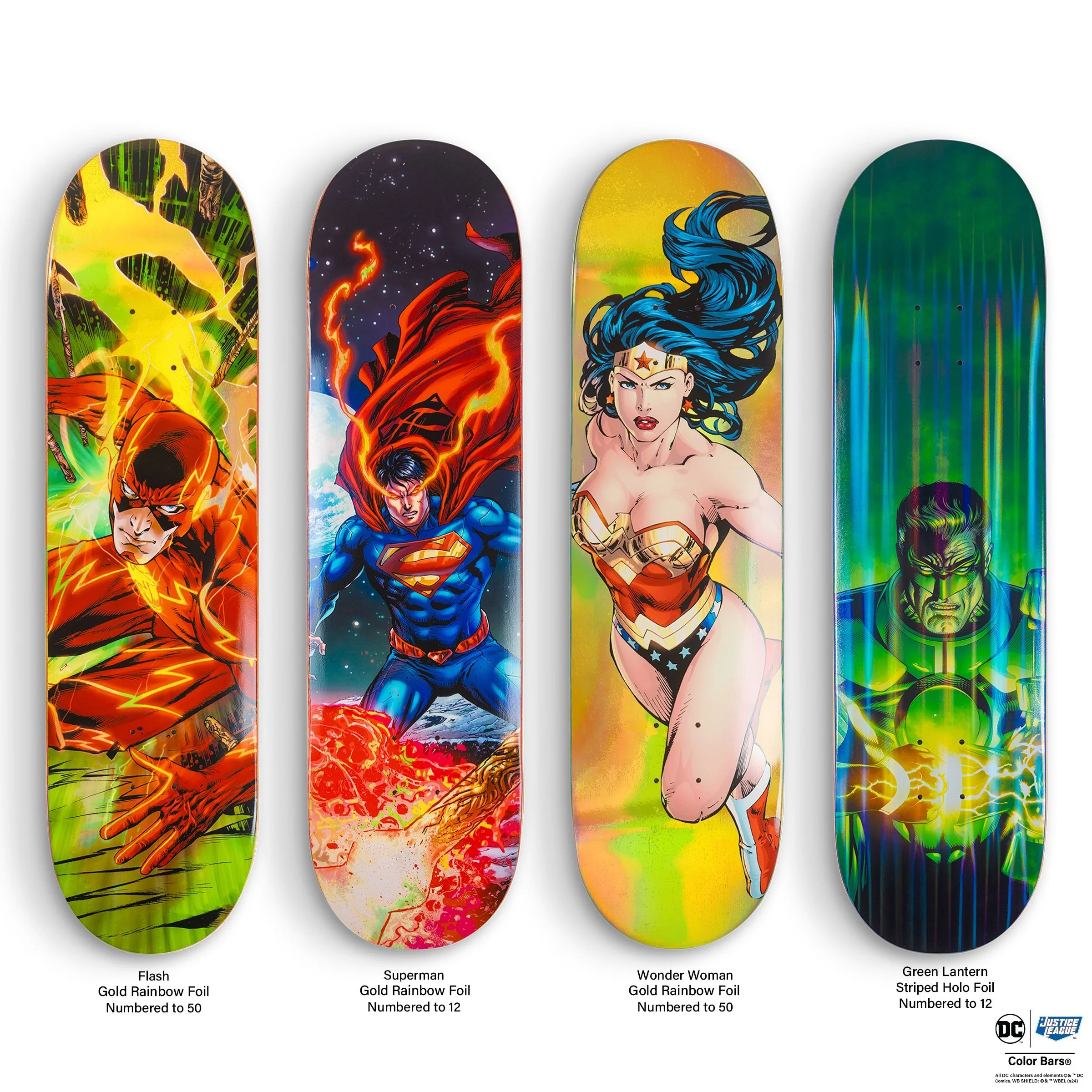 DC Comics Blind Bag Skateboard Deck by Color Bars - Limited Edition, Ultra Rare Foils - Image 5
