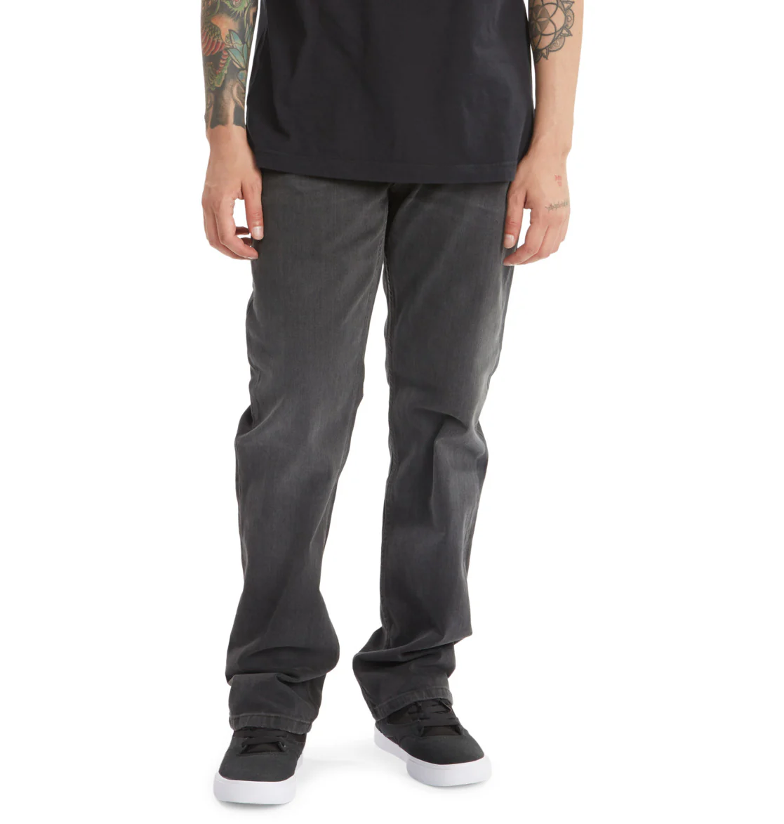 DC Pants Worker Straight Denim Dark Grey - Image 3