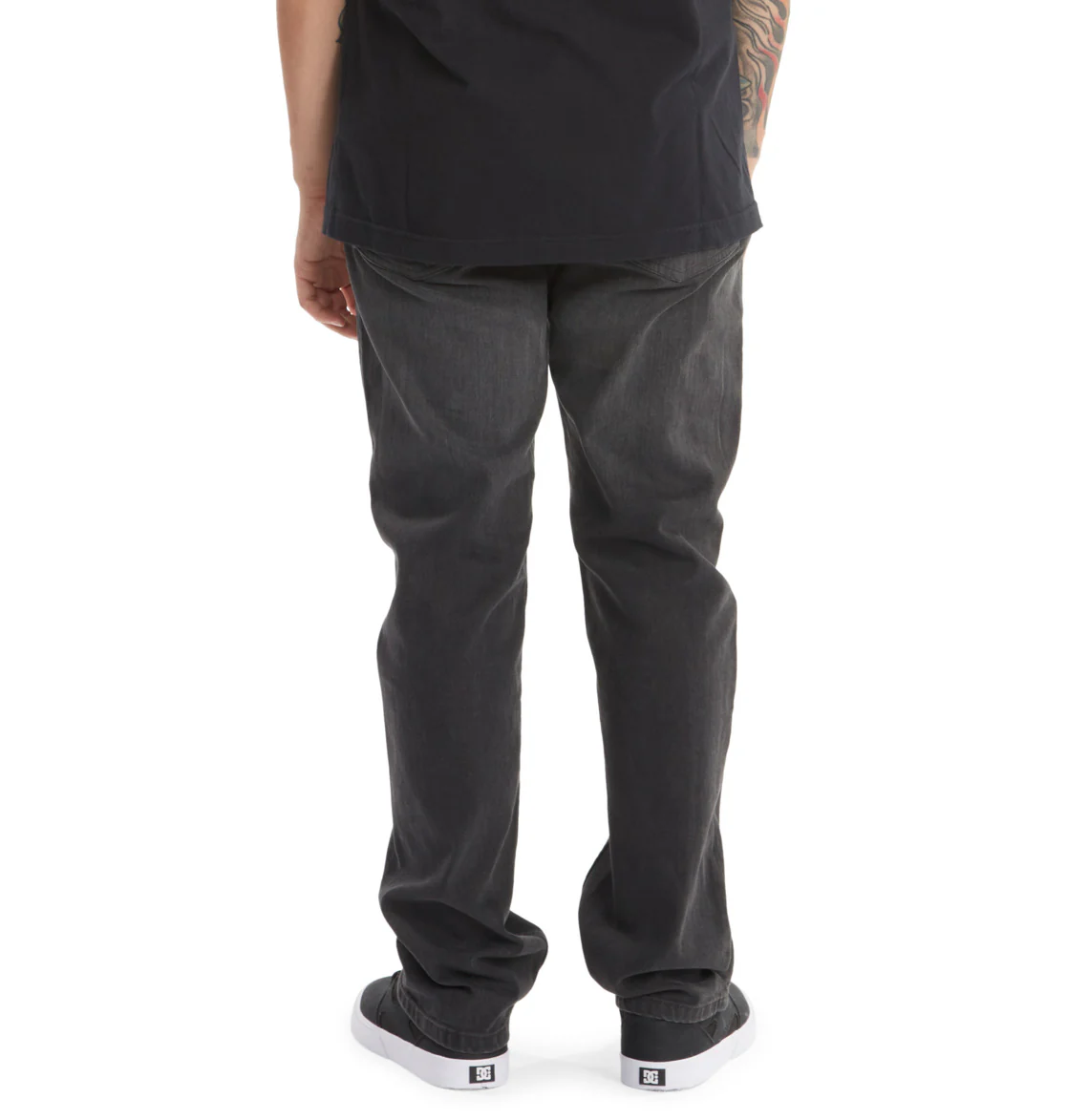 DC Pants Worker Straight Denim Dark Grey - Image 4