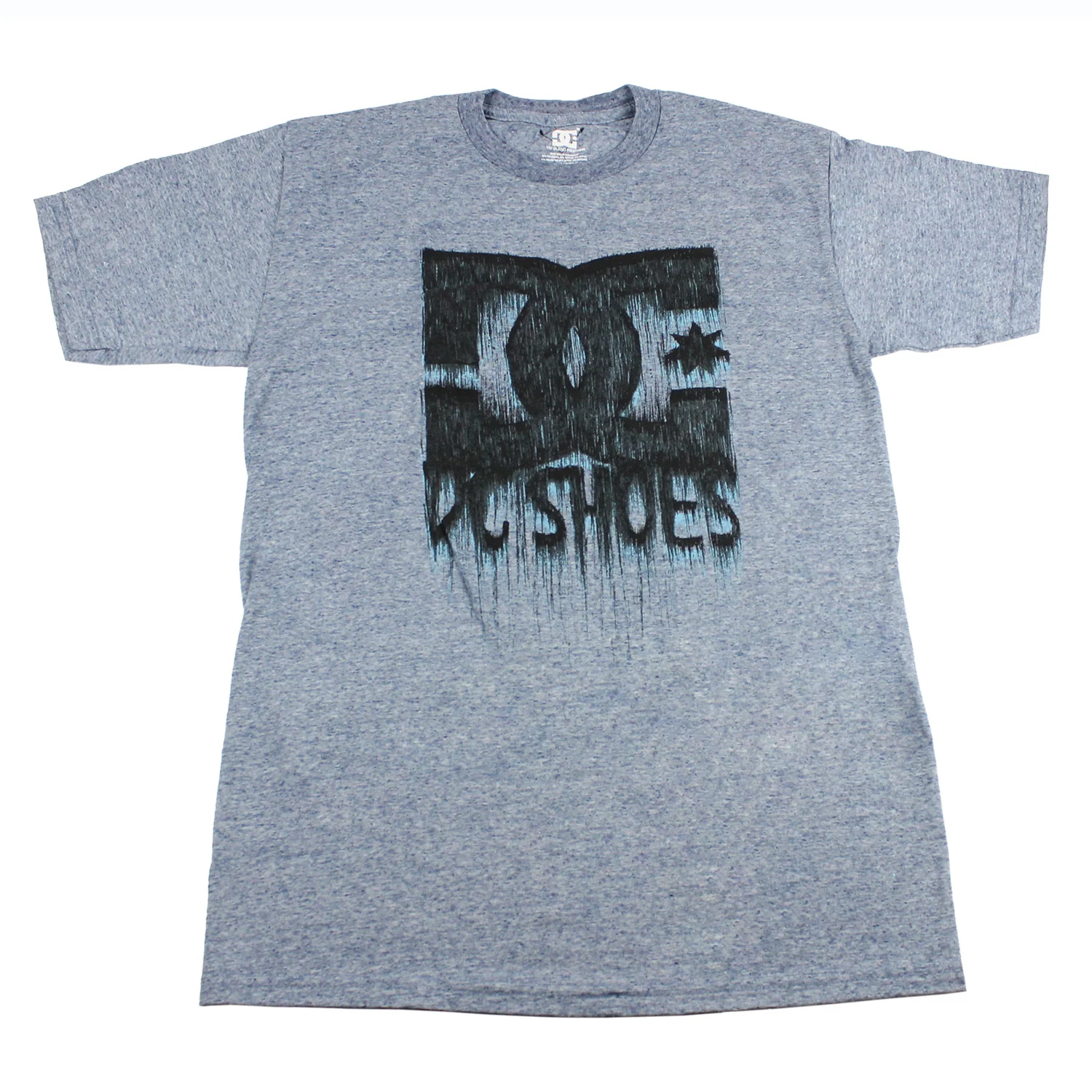 DC Shoe Co T-SHIRT HYSTERIC Blue Premium Fit Heathered Tee