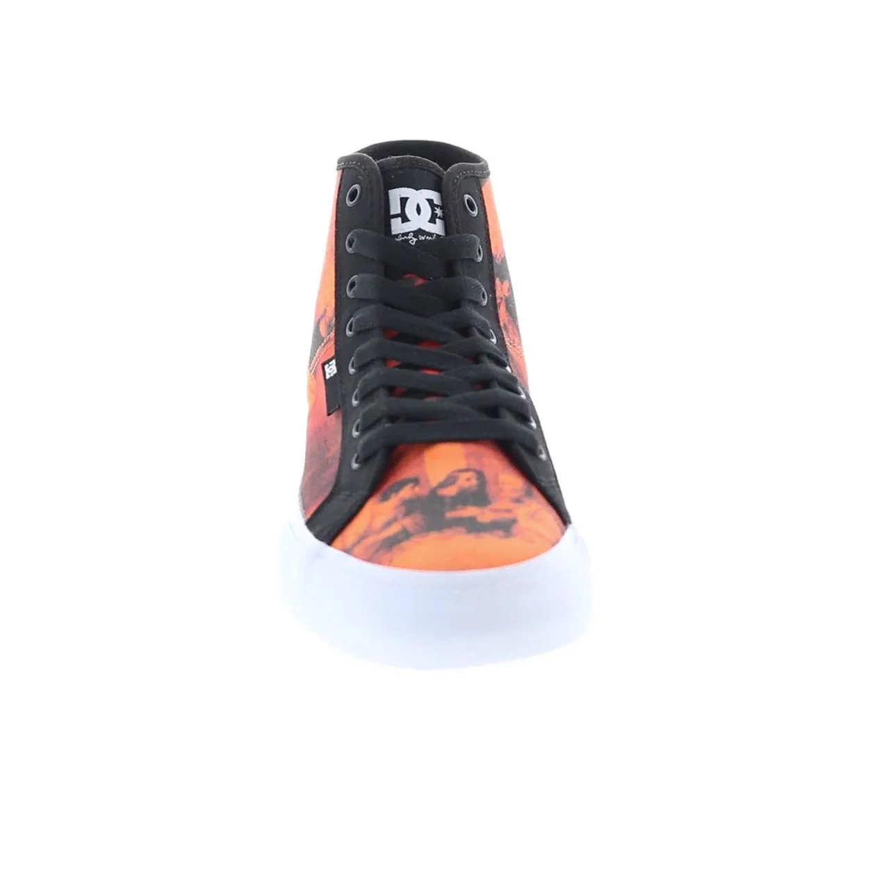 DC Shoes Andy Warhol Manual Hi Black/Rust Mens - Image 4