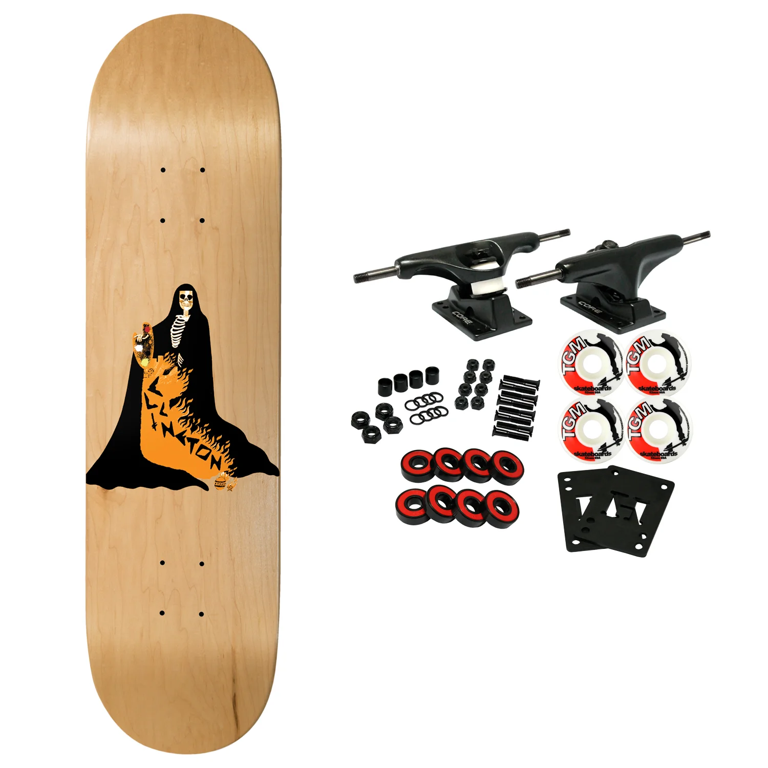 Deathwish Skateboard Complete Erik Ellington Artist 8.38" x 32"