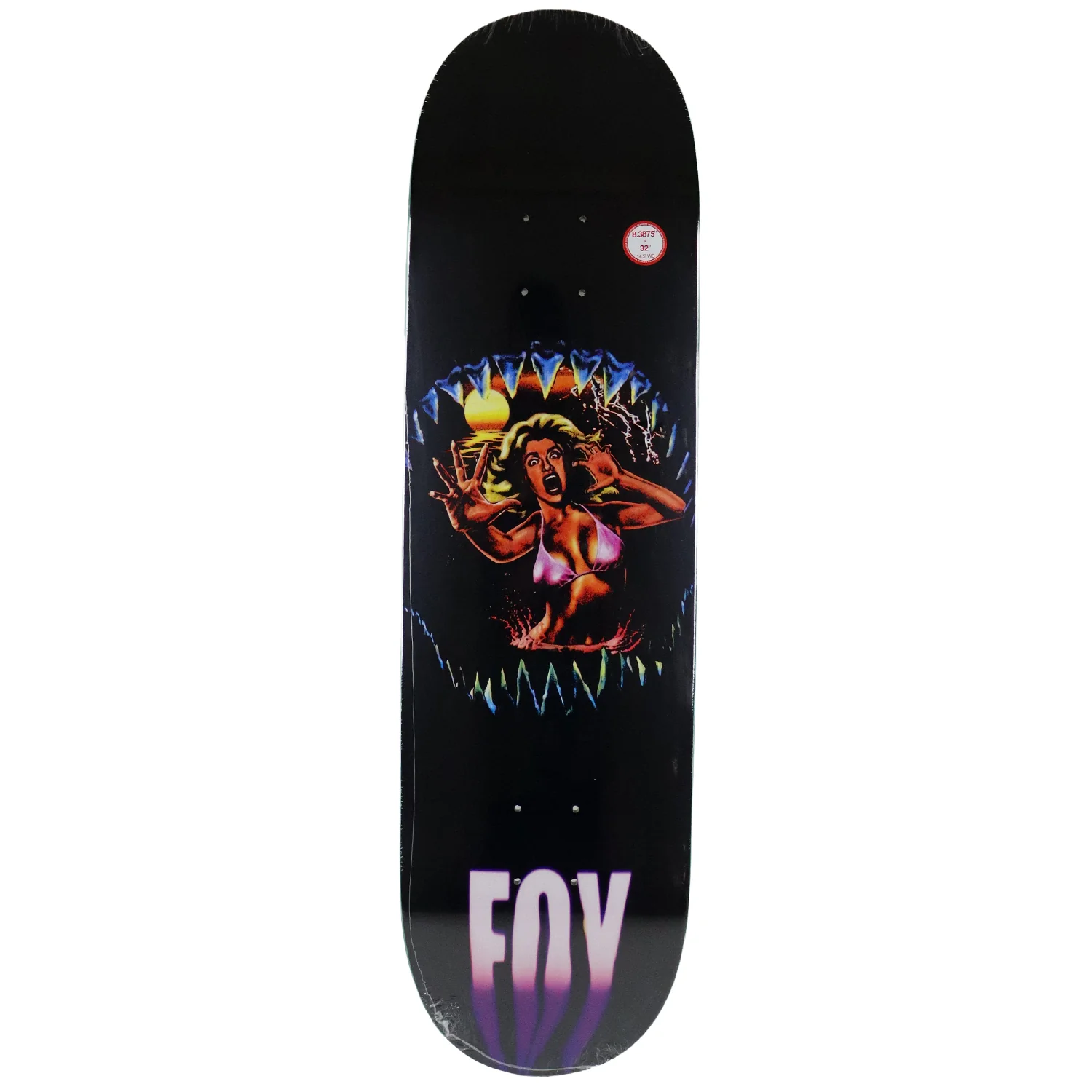 Deathwish Skateboard Complete Jamie Foy Jaws Black 8.38" x 32" - Image 2