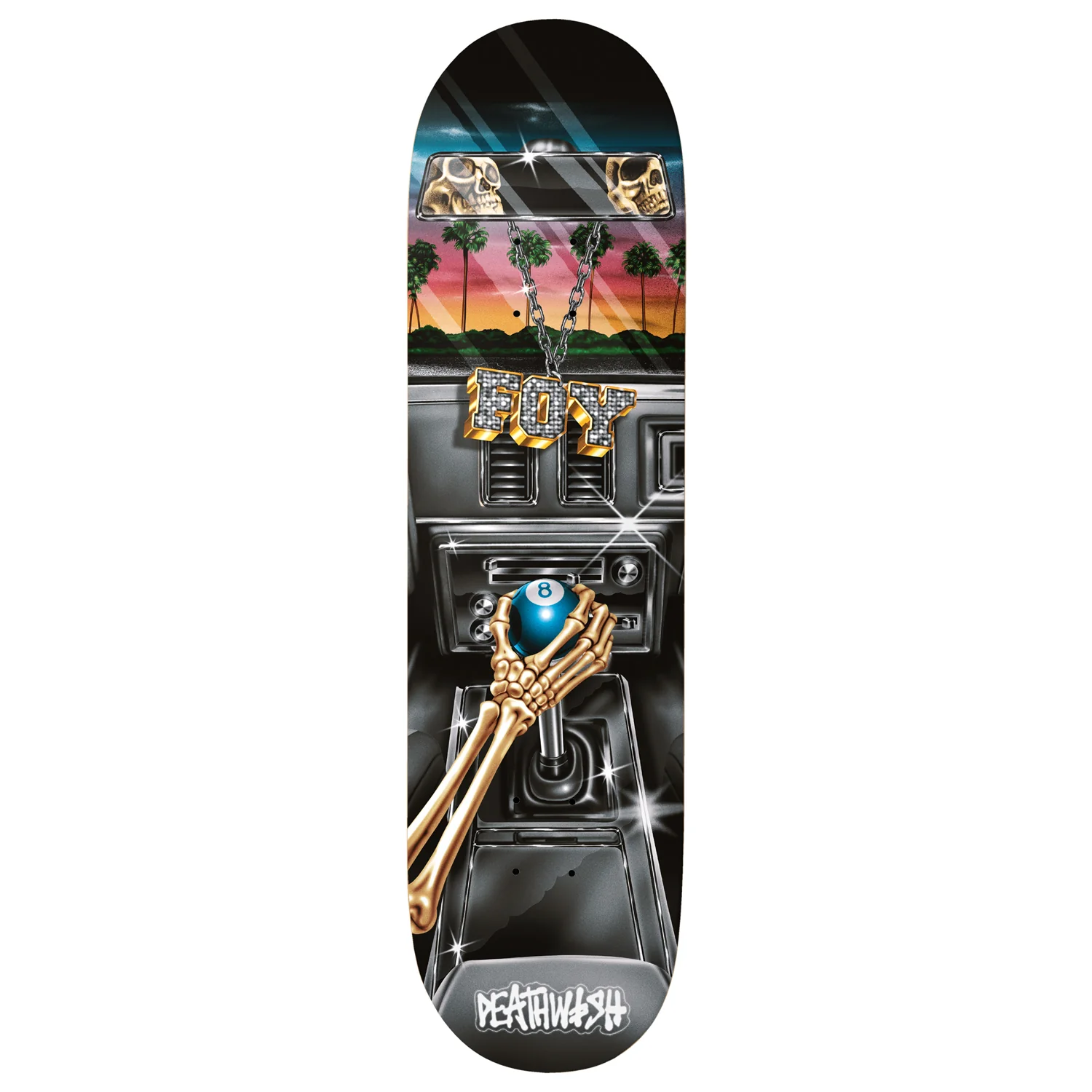 Deathwish Skateboard Complete Jamie Foy Samborgini Shifter 8.0" x 31.5" - Image 2