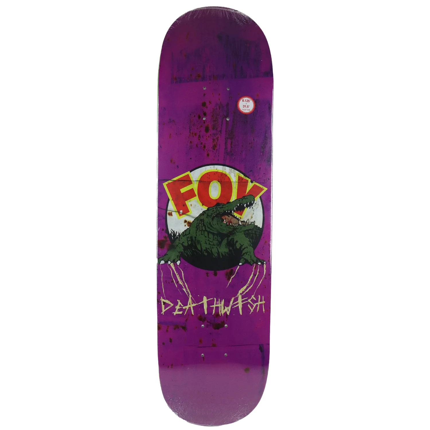 Deathwish Skateboard Complete Jamie Foy Spring Break Purple 8.125" x 31.5" - Image 2