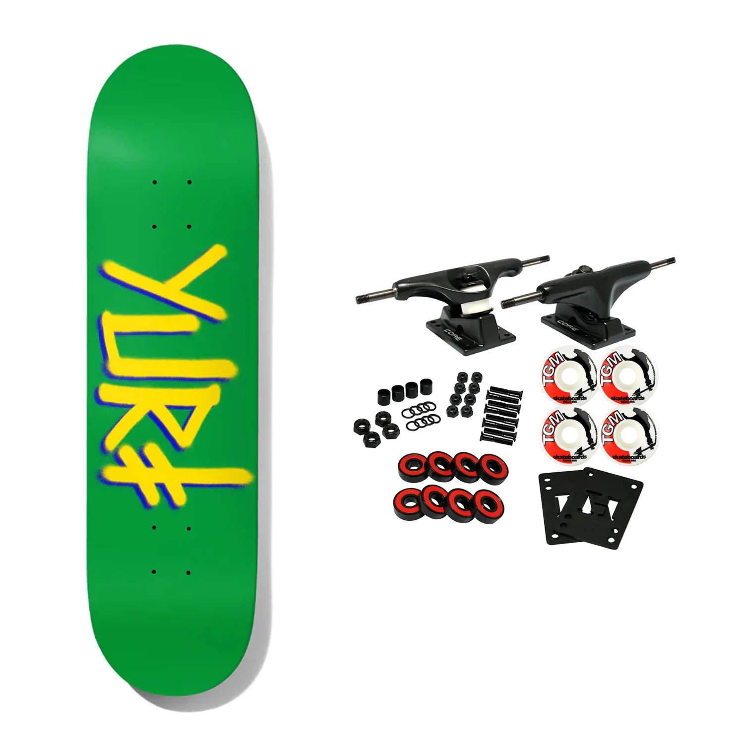 Deathwish Skateboard Complete Yuri Facchini Gang Name 8.0" x 31.5"