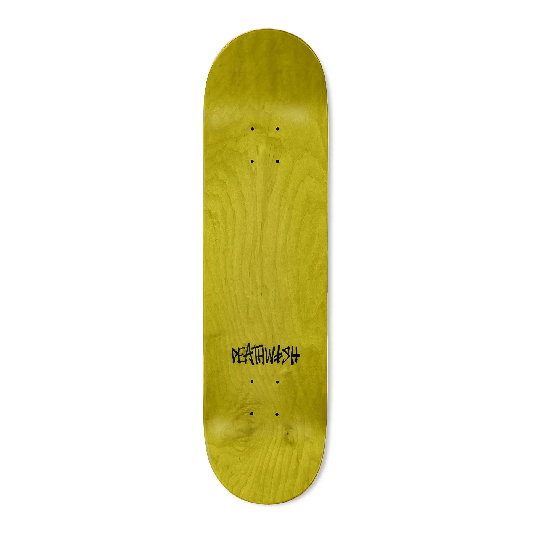 Deathwish Skateboard Deck Gang Spray Black/White 8.25" x 31.5" - Image 2