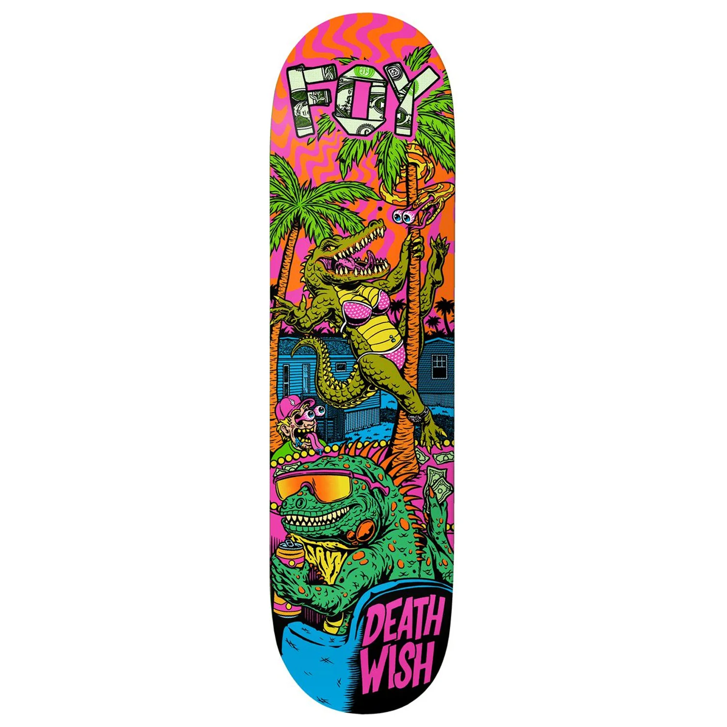 Deathwish Skateboard Deck Jamie Foy Dysfunction 8.25" x 31.5"