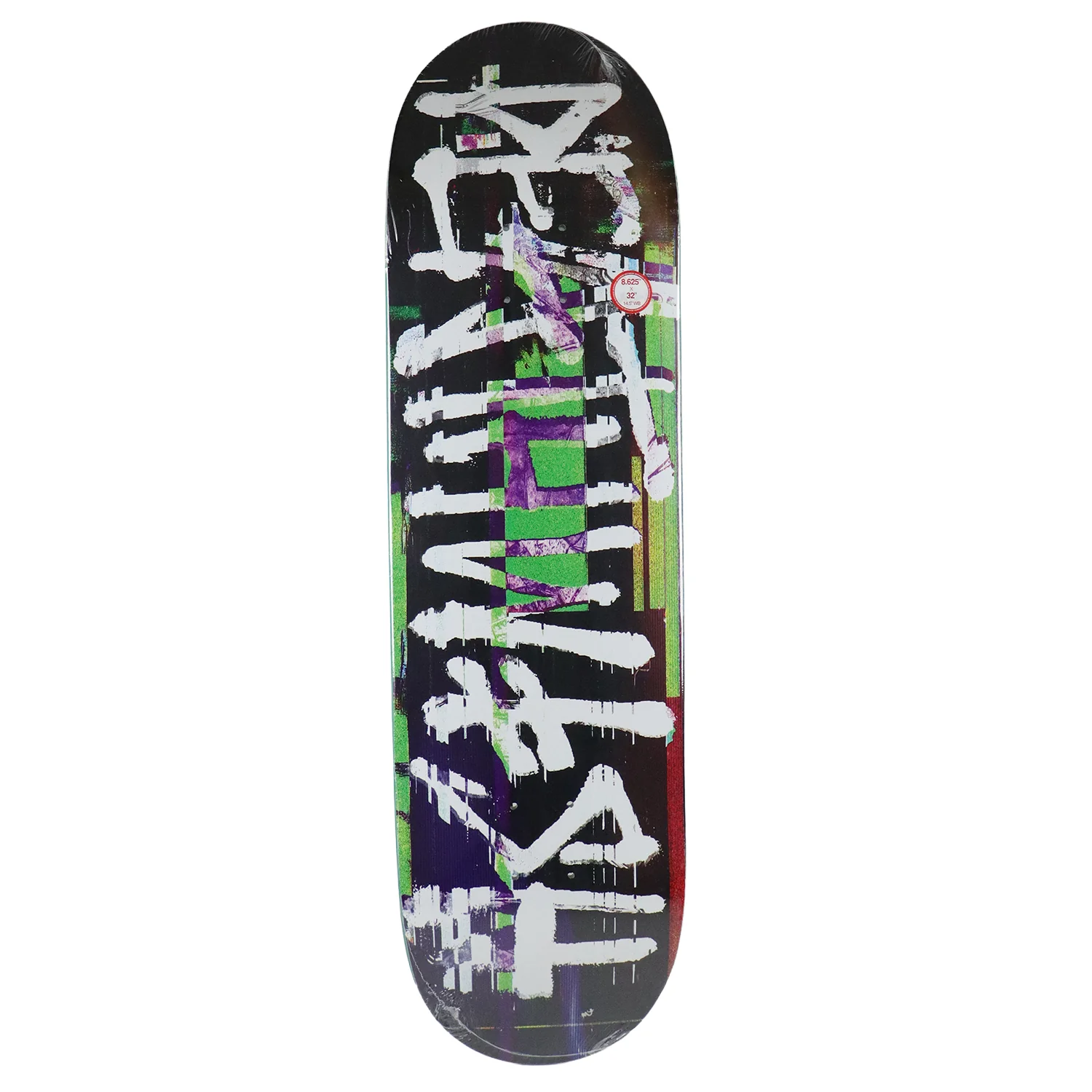 Deathwish Skateboard Deck OG Deathspray TV Black 8.6" x 32" - Image 2