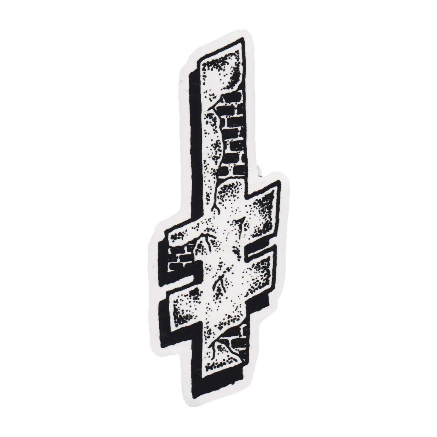 Deathwish Skateboard Sticker Pedro Delfino Incarcerate Graphic 2.5" x 5"