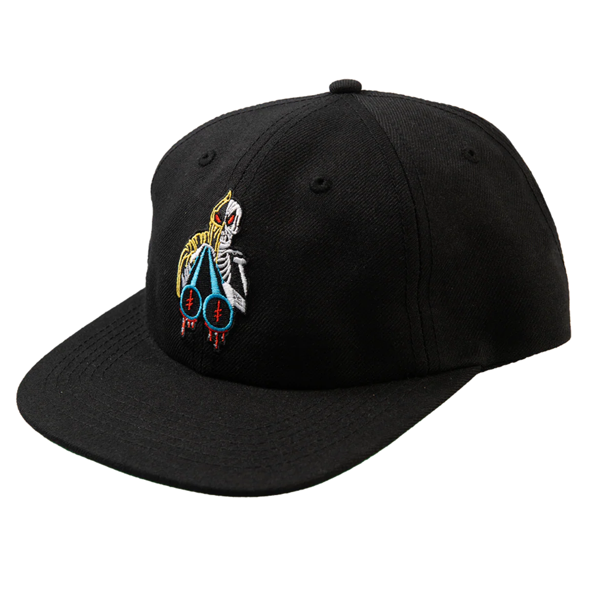 Deathwish Skateboards Hat Double Barrel Black