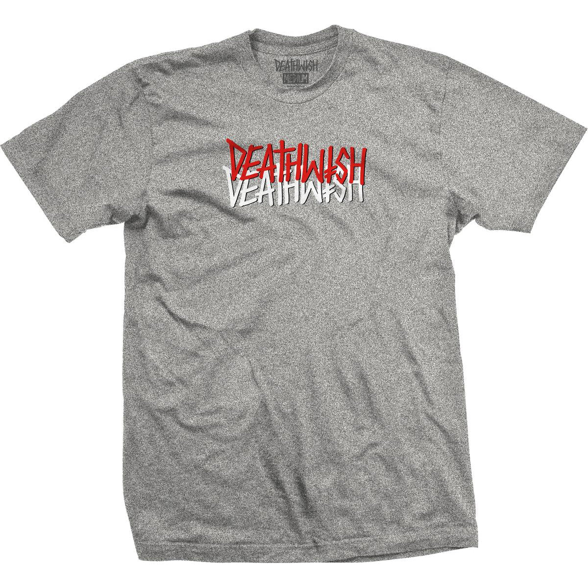 Deathwish Skateboards Shirt Offset Heather Grey