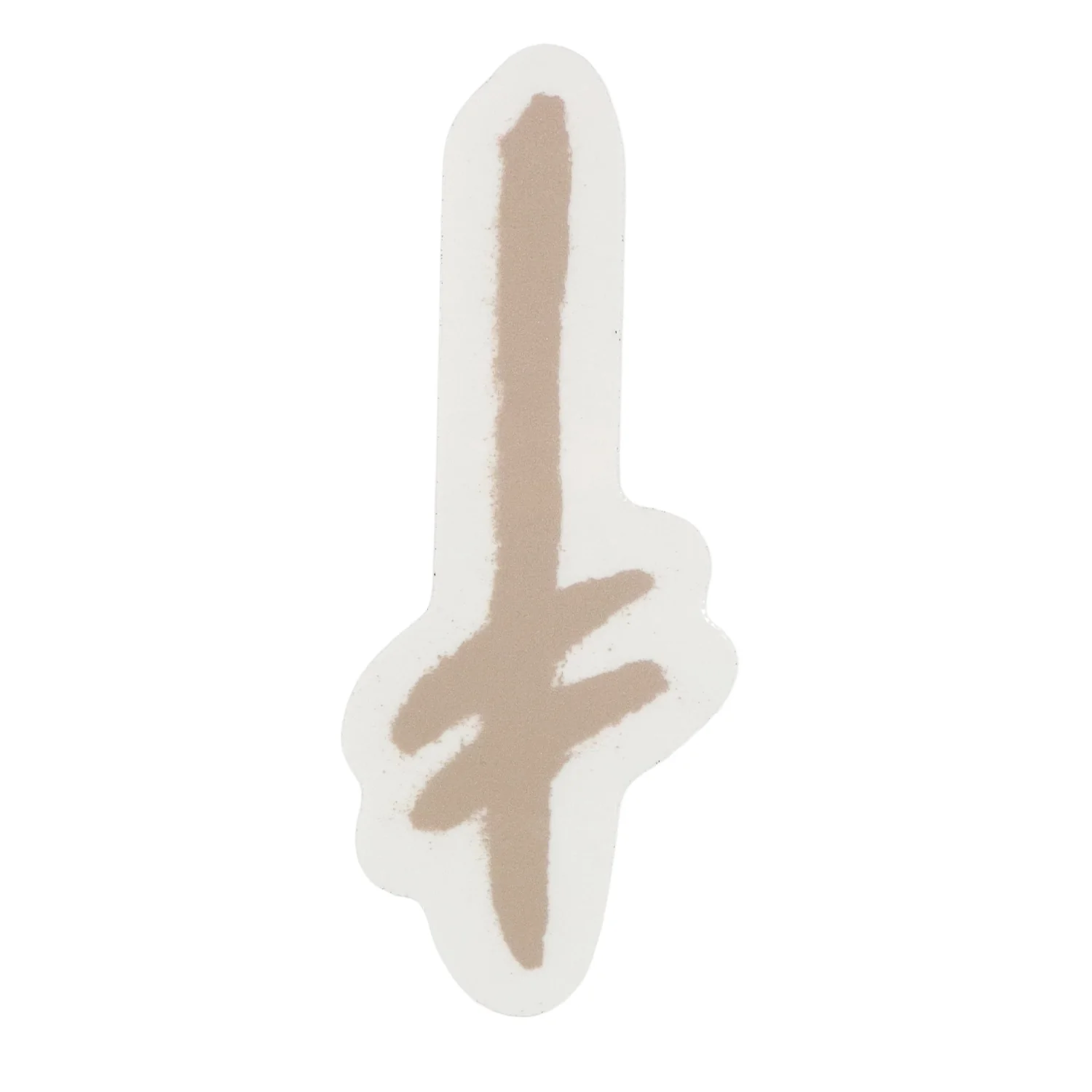 Deathwish Skateboards Sticker Gang Logo Mylar Gold 2.5" x 5.5"