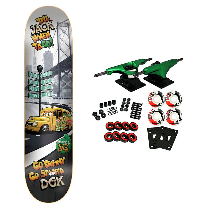DGK Skateboard Complete Curtin Thizz 8.25" x 31.85"