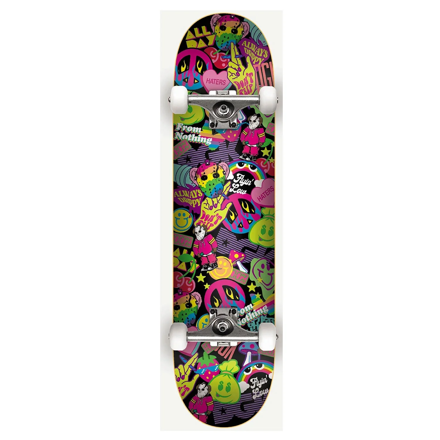 DGK Skateboard Complete Day Glow 8.0" Assembled