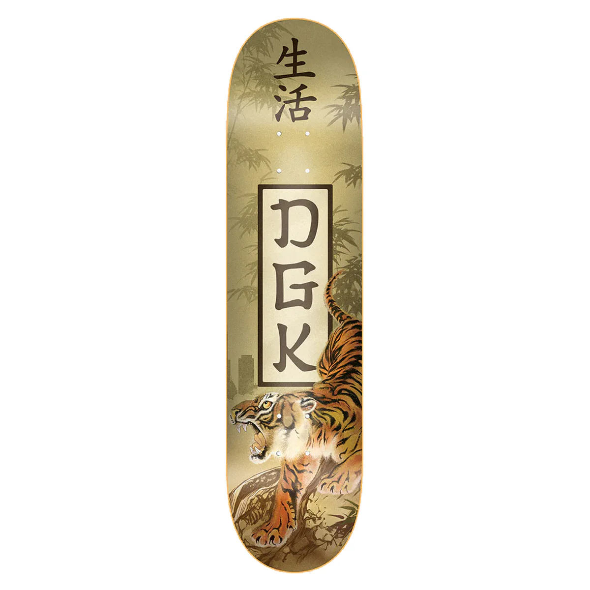 DGK Skateboard Complete Protector Embossed Gold 8.06" x 31.85" - Image 2