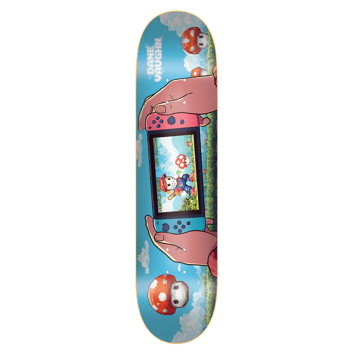DGK Skateboard Deck Dane Vaughn Player One 8.0" x 31.85"