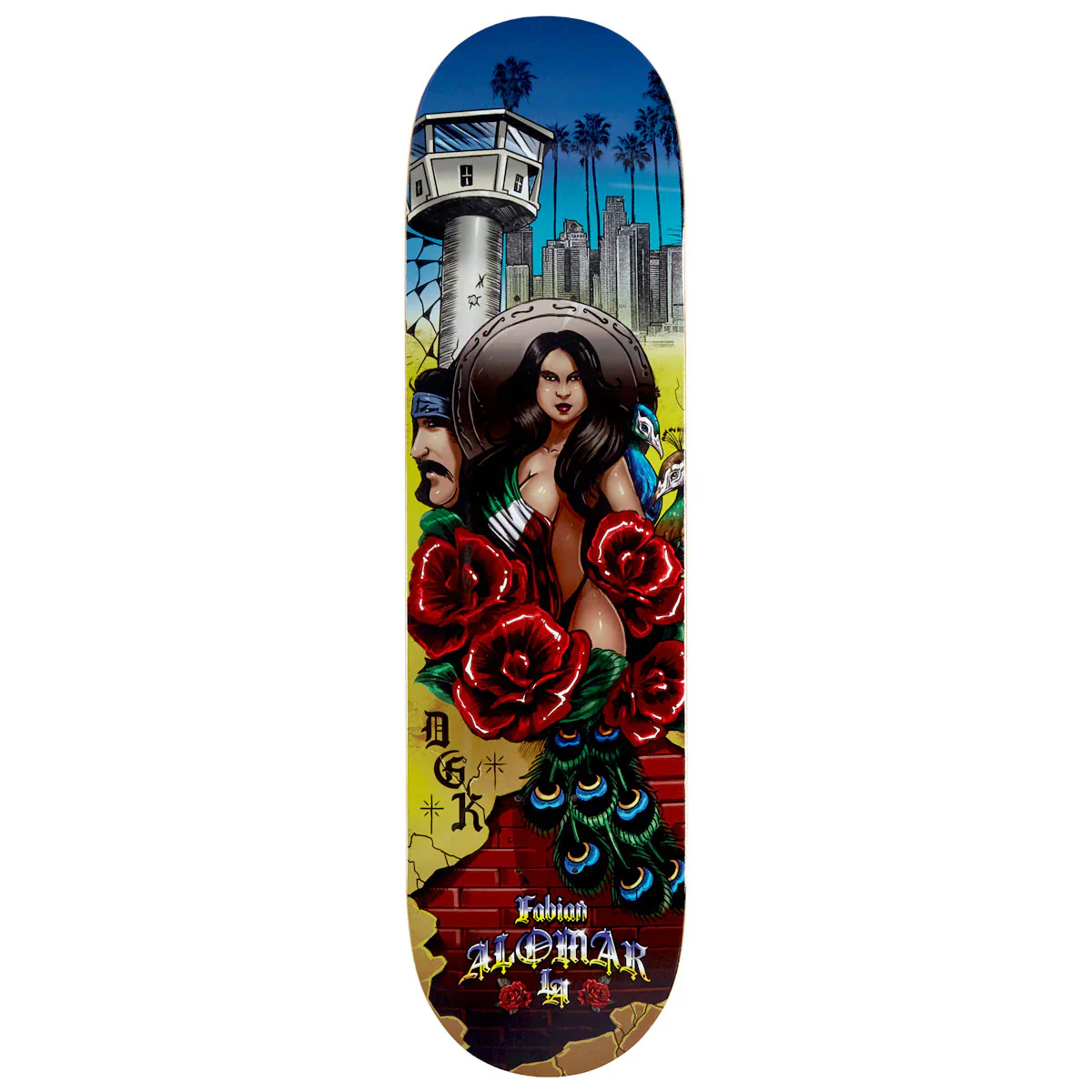 DGK Skateboard Deck Fabian Alomar Street Soldier 8.25" x 31.85" - Image 2