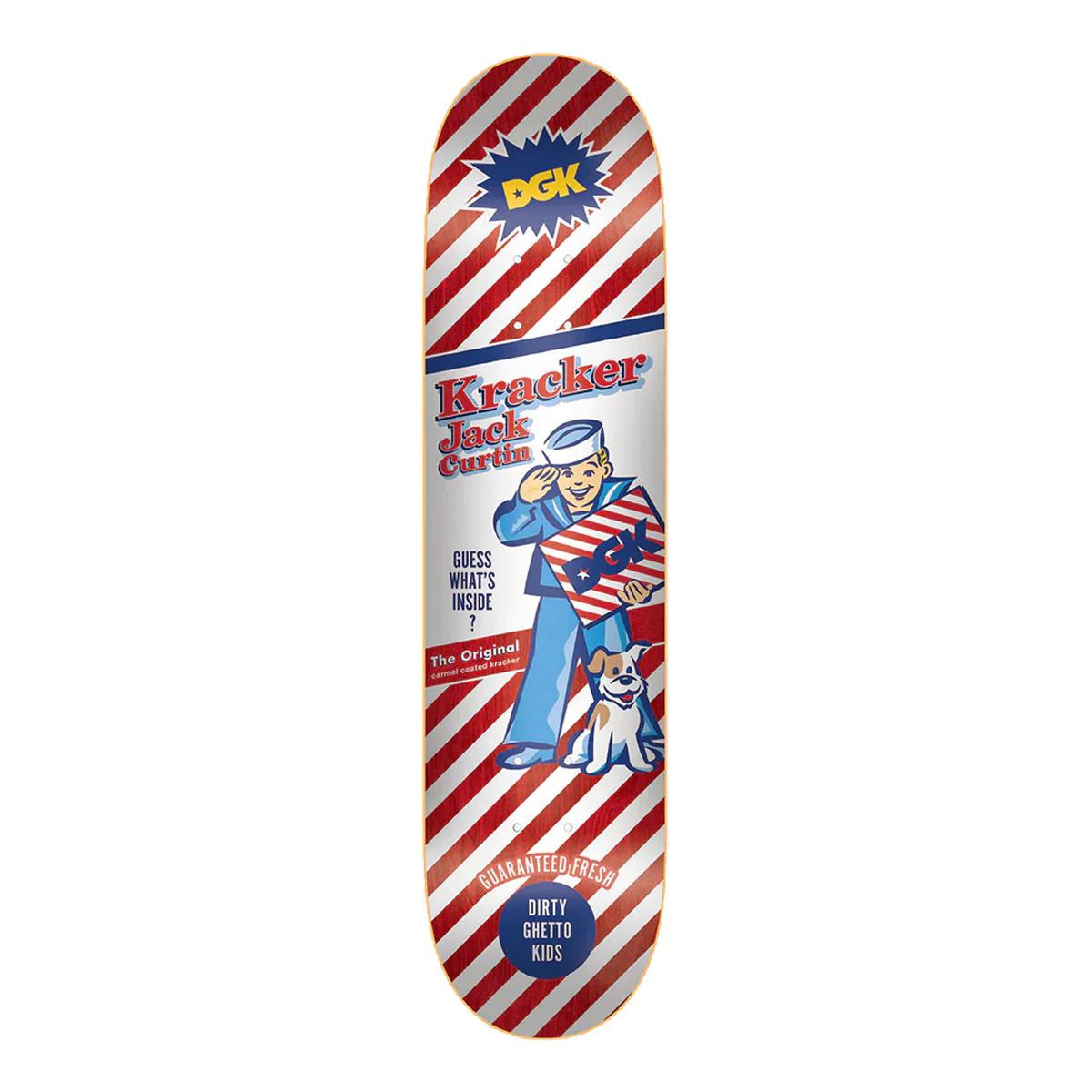 DGK Skateboard Deck Jack Curtin Kracker 8.25" x 31.85"