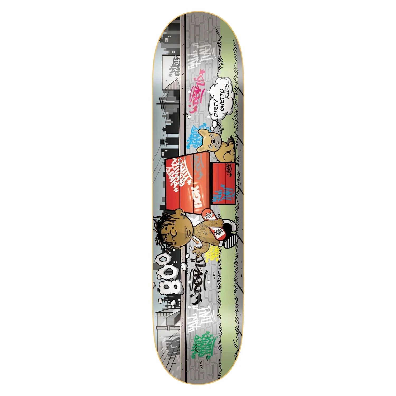 DGK Skateboard Deck Still Hood Boo Johnson 8.25"
