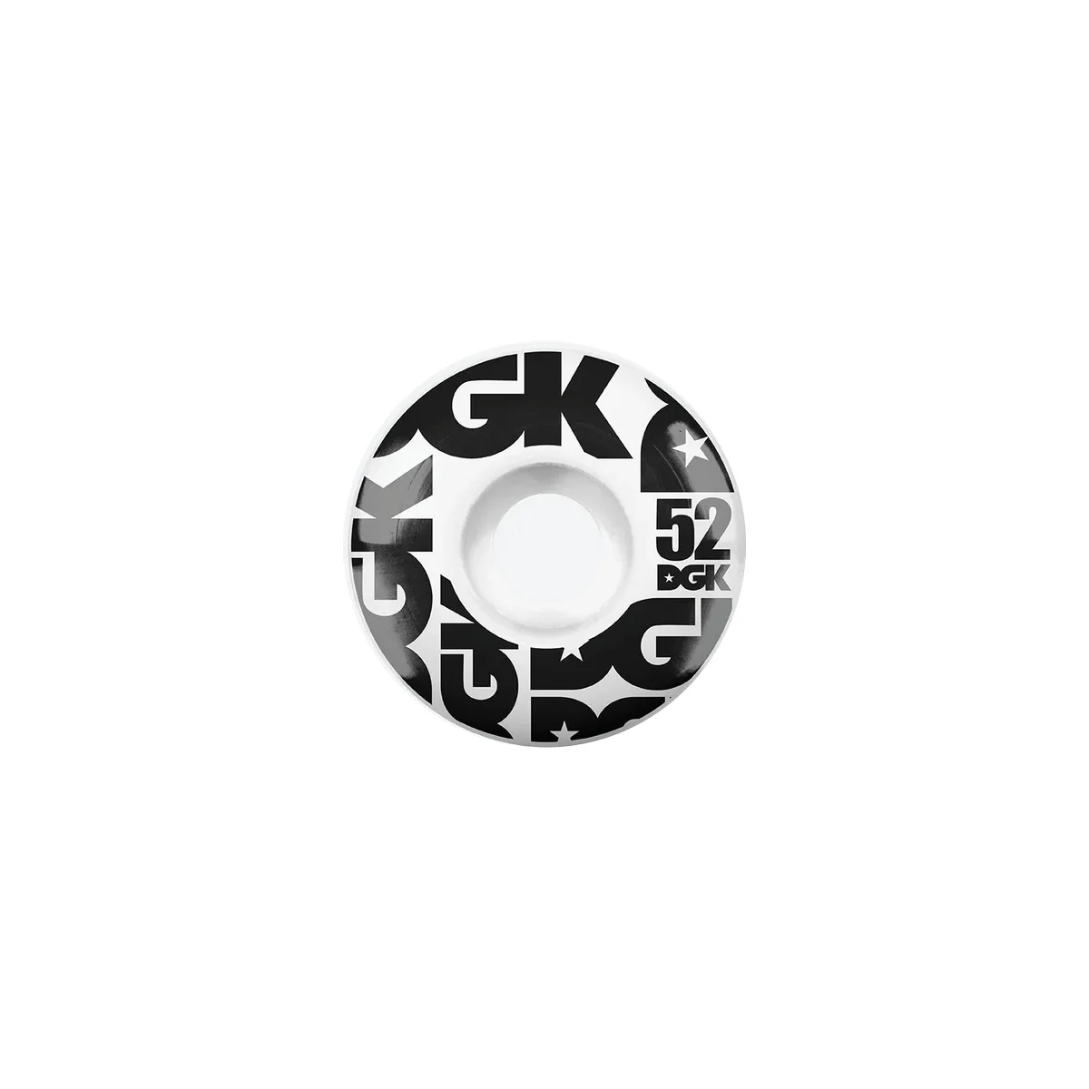 DGK Skateboard Wheels 52mm Street Formula 101A White - Image 2