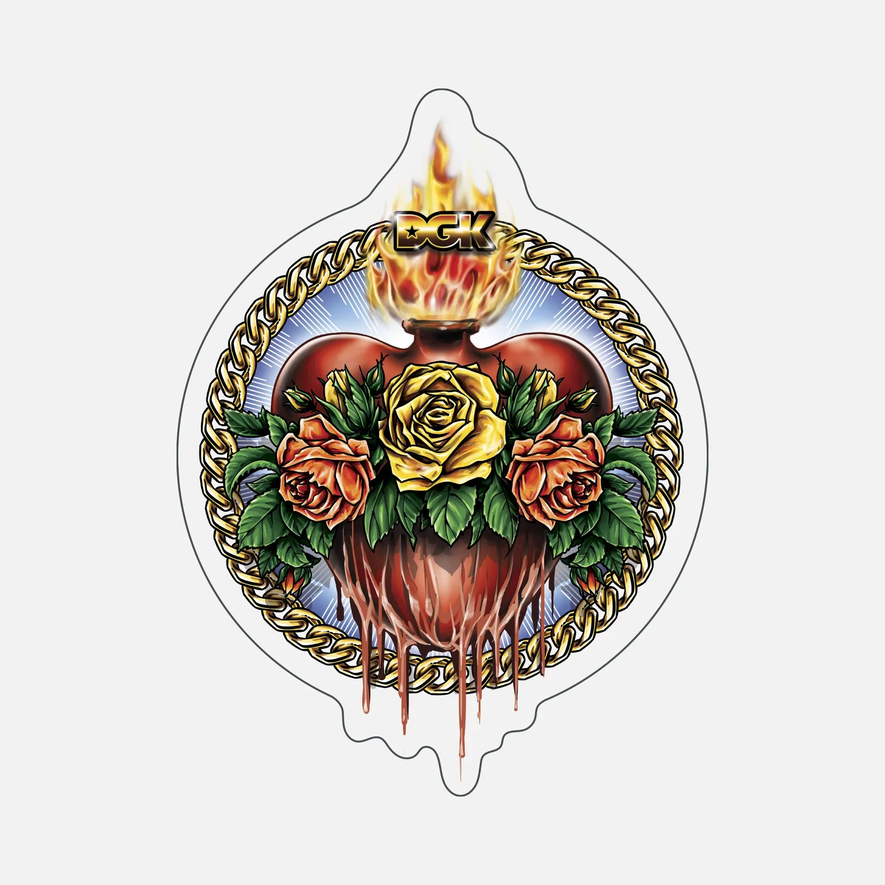 DGK Skateboards Sticker Sagrado 4" x 5.5"