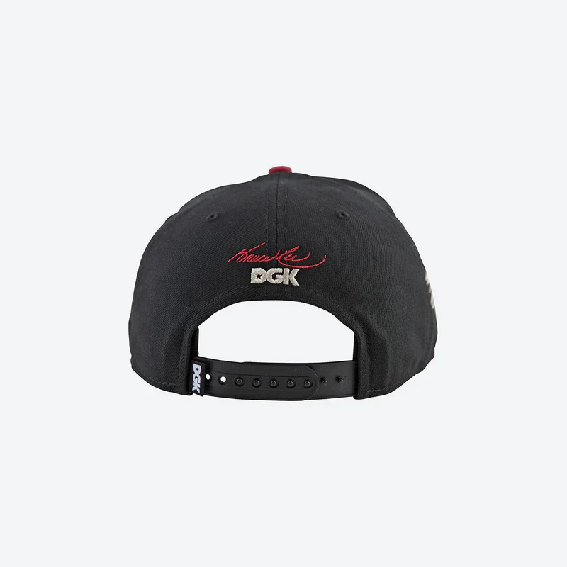 DGK x Bruce Lee Balance Snapback Hat - Black - Image 2