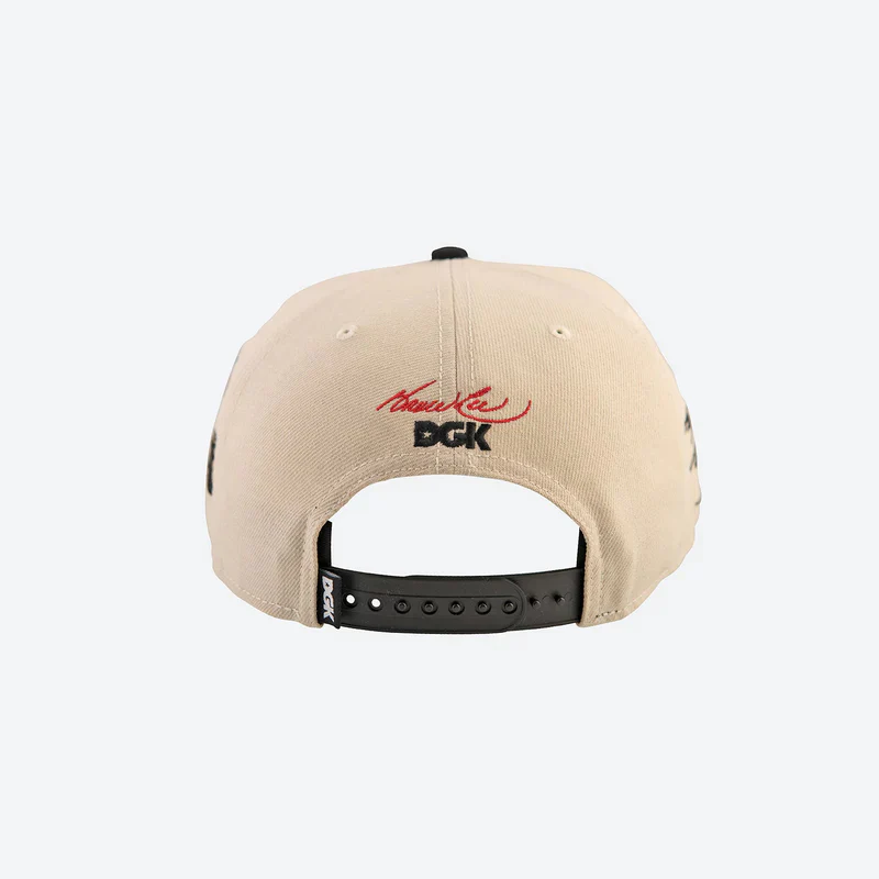 DGK x Bruce Lee Balance Snapback Hat - Sand - Image 2
