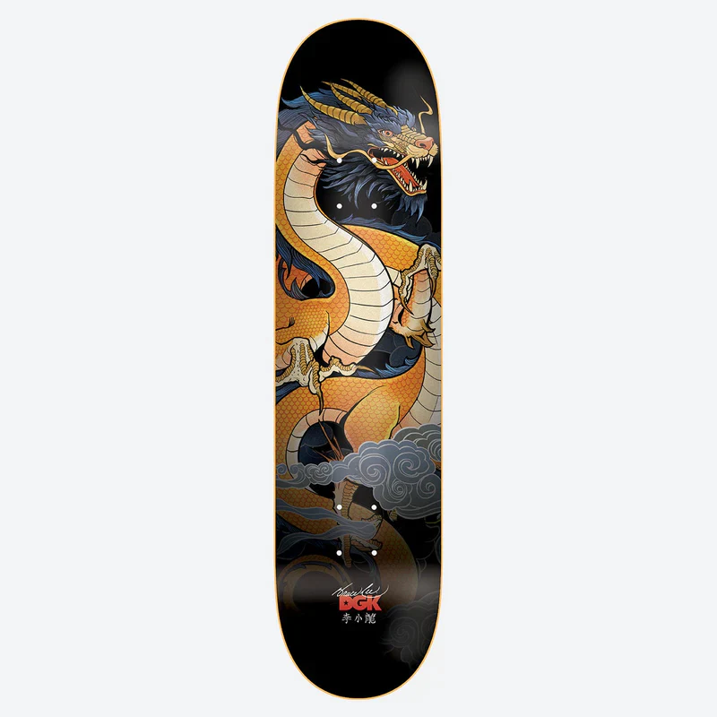 DGK x Bruce Lee Skateboard Deck Dragon Lenticular 8.25" x 31.85" - Image 2