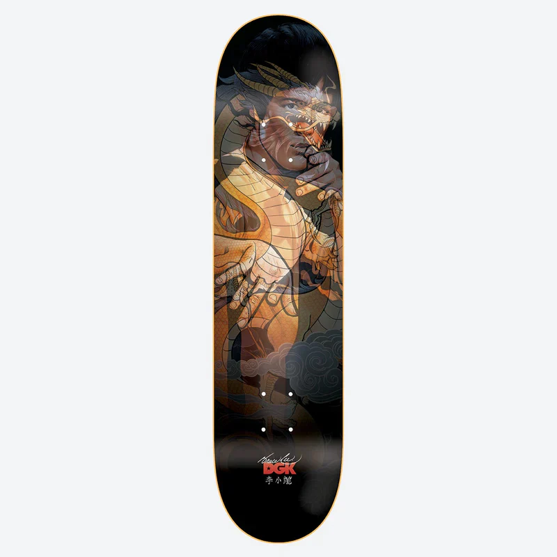 DGK x Bruce Lee Skateboard Deck Dragon Lenticular 8.25" x 31.85" - Image 3