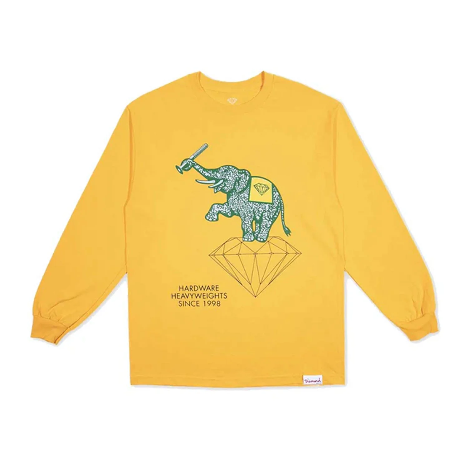 Diamond Supply Co. Skateboard Longsleeve Hardware Heavyweights Gold