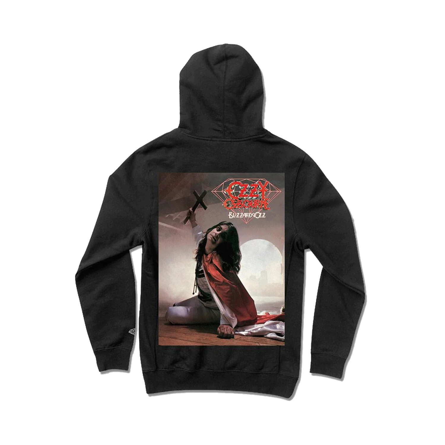 Diamond Supply Co. X Ozzy Osbourne Hoody Blizzard of Ozz Pullover Black - Image 2