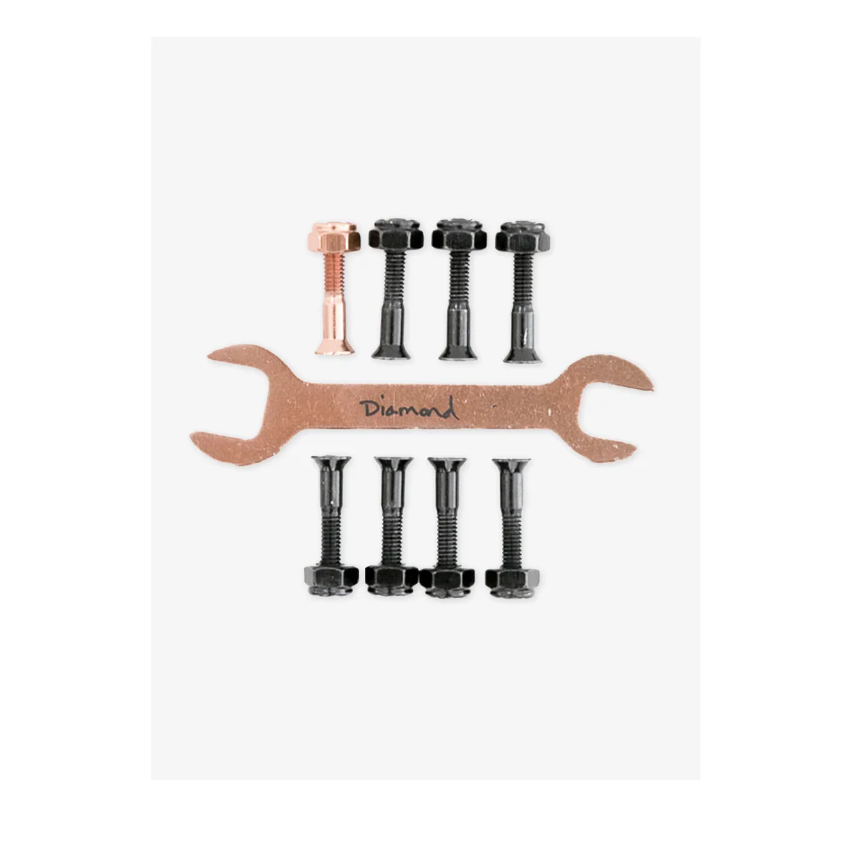 Diamond Supply Diego Najera Hardware and Wrench Combo Black/Rose Gold 7/8" Allen - Image 2