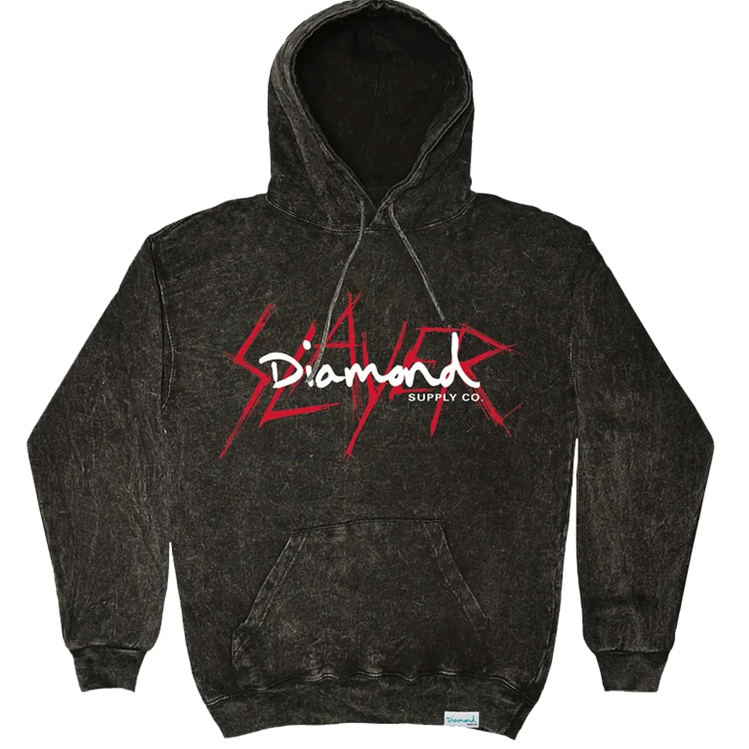 Diamond Supply X Slayer Hoodie Black