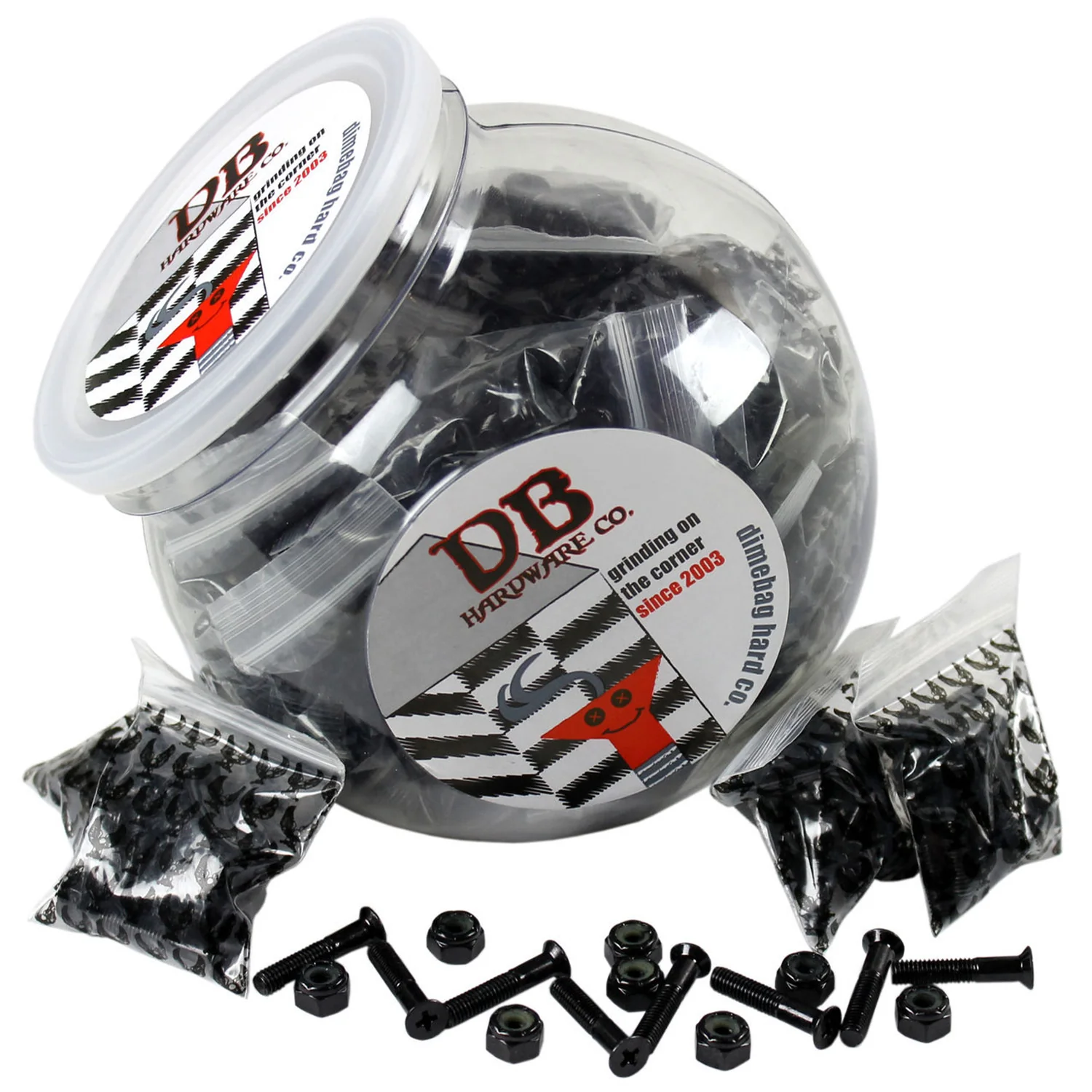 Dime Bag Hardware 1" Phillips Black 50 Sets - Image 2