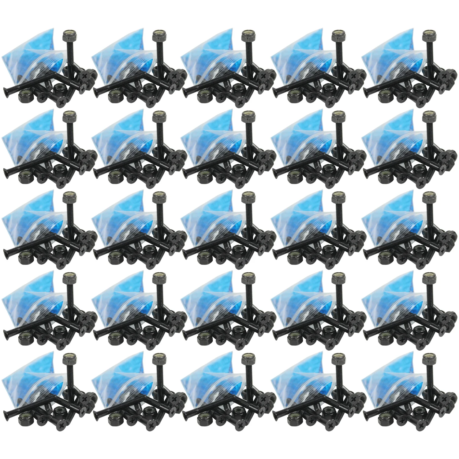 Dime Bag Hardware Shop Display 1 1/2" Phillips Black 25 Sets - Image 2