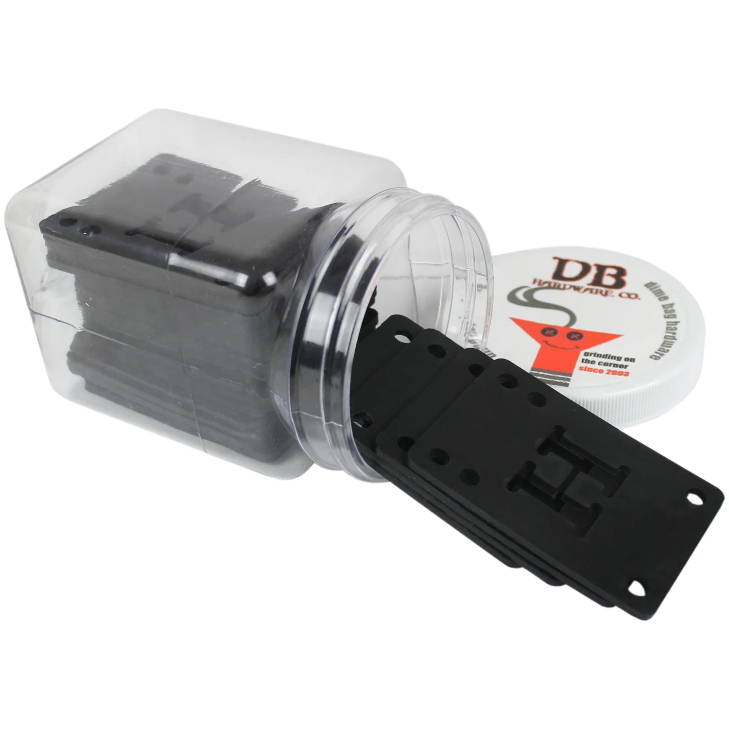 Dime Bag Hardware Shop Display 1/8" Riser Pad 12 Pack Black - Image 2