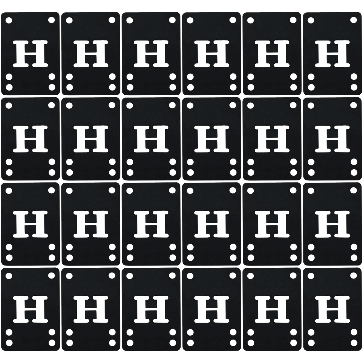 Dime Bag Hardware Shop Display 1/8" Riser Pad 12 Pack Black - Image 4