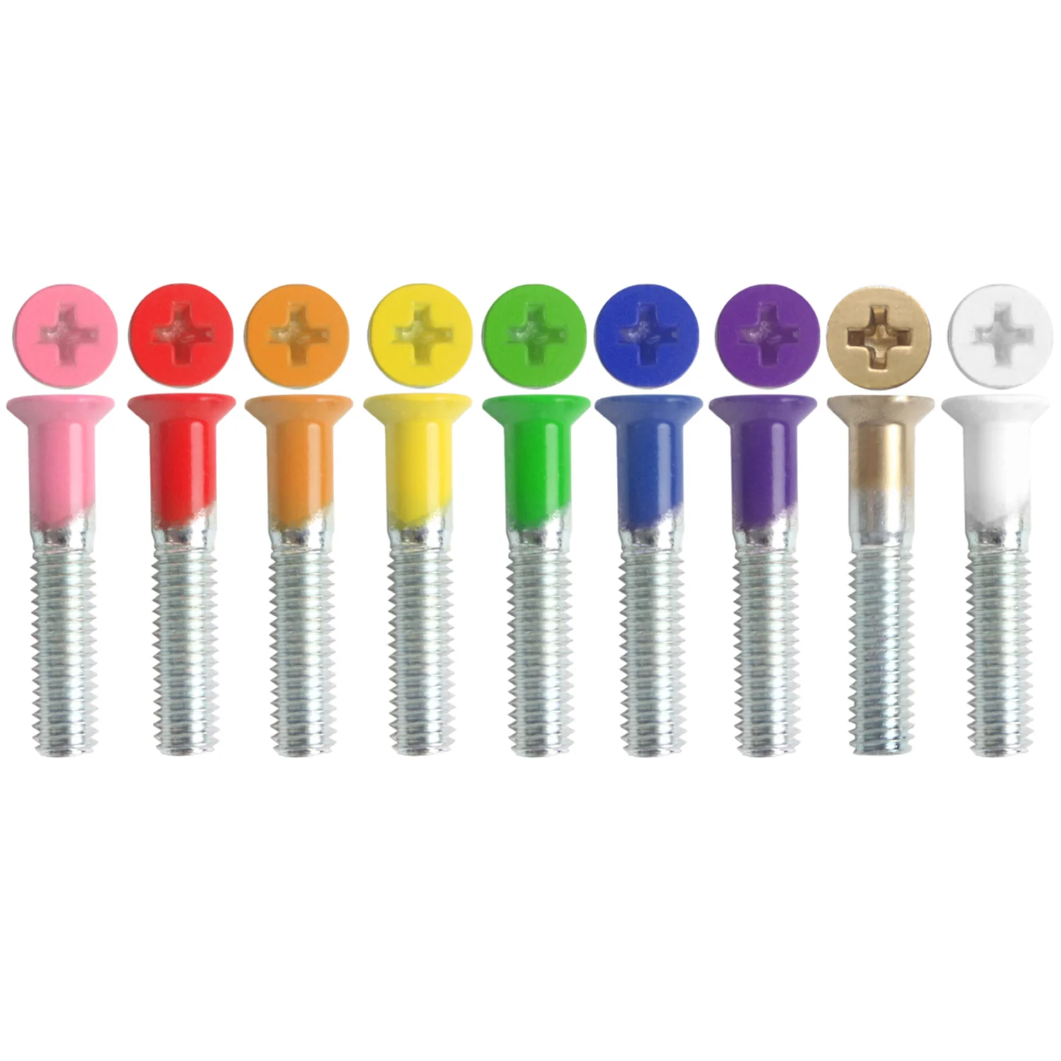 Dime Bag Hardware Shop Display 1" Phillips Color 100pcs Loosies - Image 3