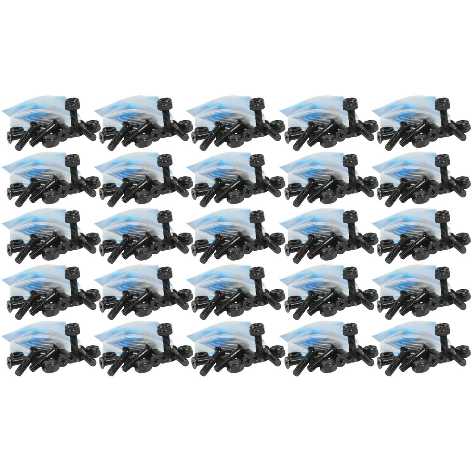Dime Bag Hardware Shop Display 7/8" Phillips Black 25 Sets - Image 2