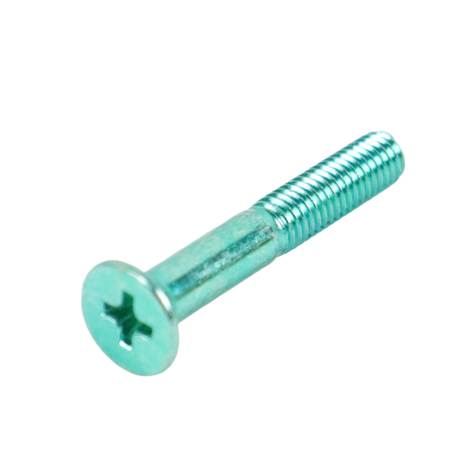 Dime Bag Skateboard Mounting Hardware 1.25" Phillips Black and Green Nuts and Bolts - Image 3
