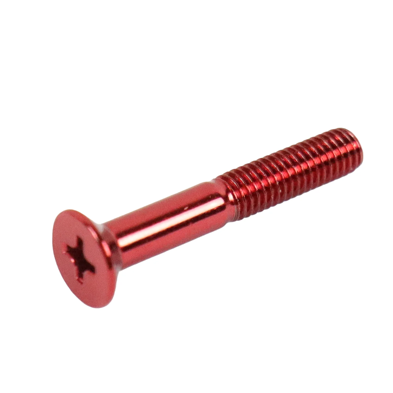 Dime Bag Skateboard Mounting Hardware 1.25" Phillips Black and Red Nuts and Bolts - Image 3