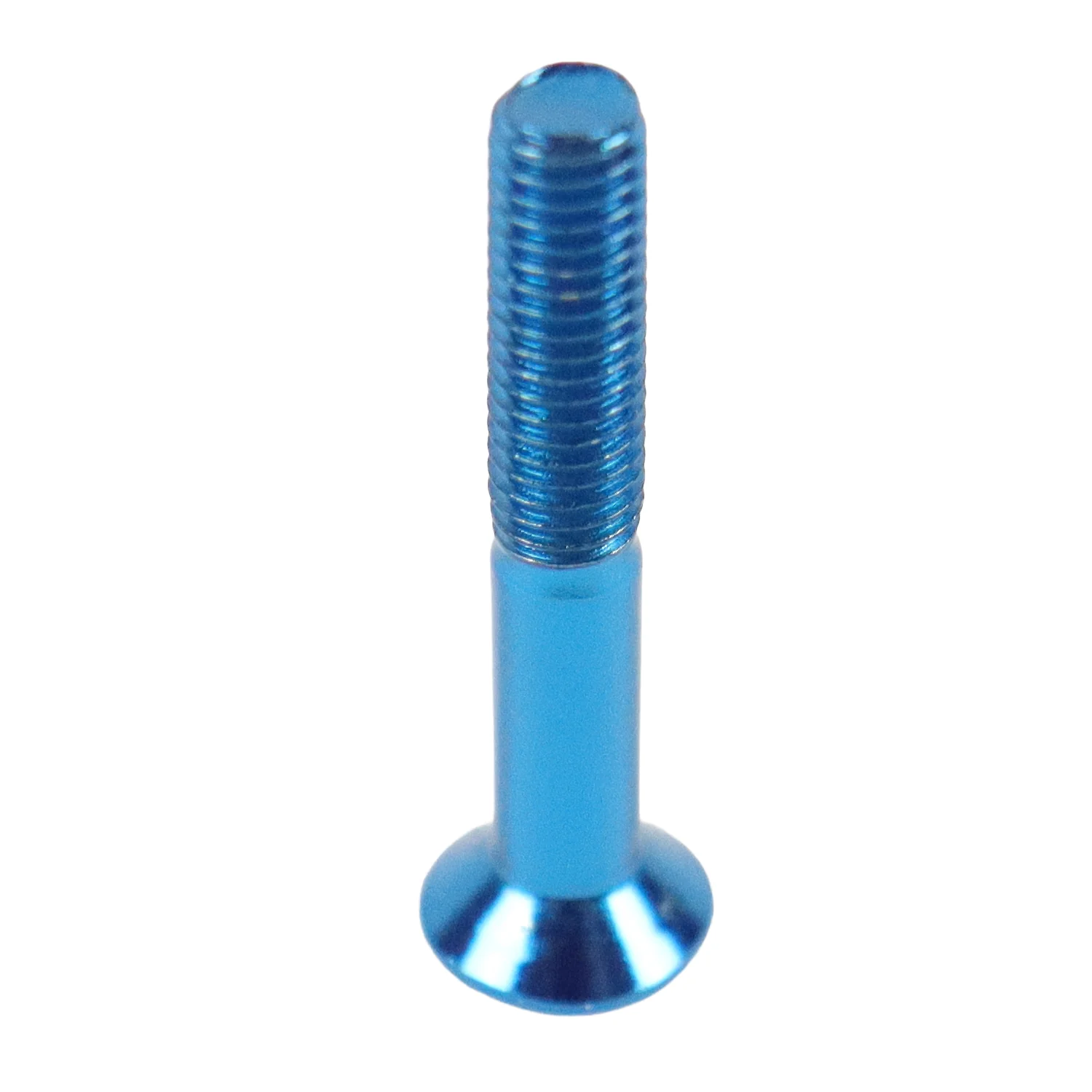Dime Bag Skateboard Mounting Hardware 1.25" Phillips Blue Nuts and Bolts - Image 3
