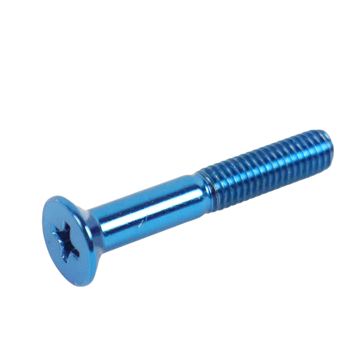 Dime Bag Skateboard Mounting Hardware 1.25" Phillips Blue Nuts and Bolts - Image 4