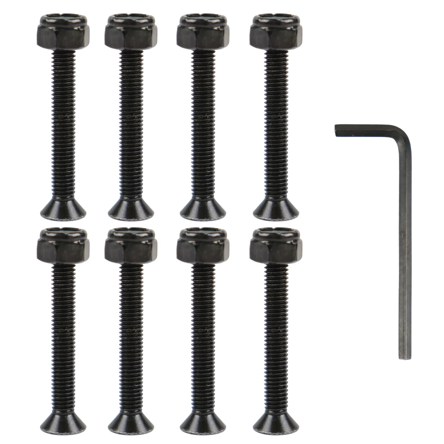 Dime Bag Skateboard Mounting Hardware 1.5" Allen Nuts and Bolts with Wrench