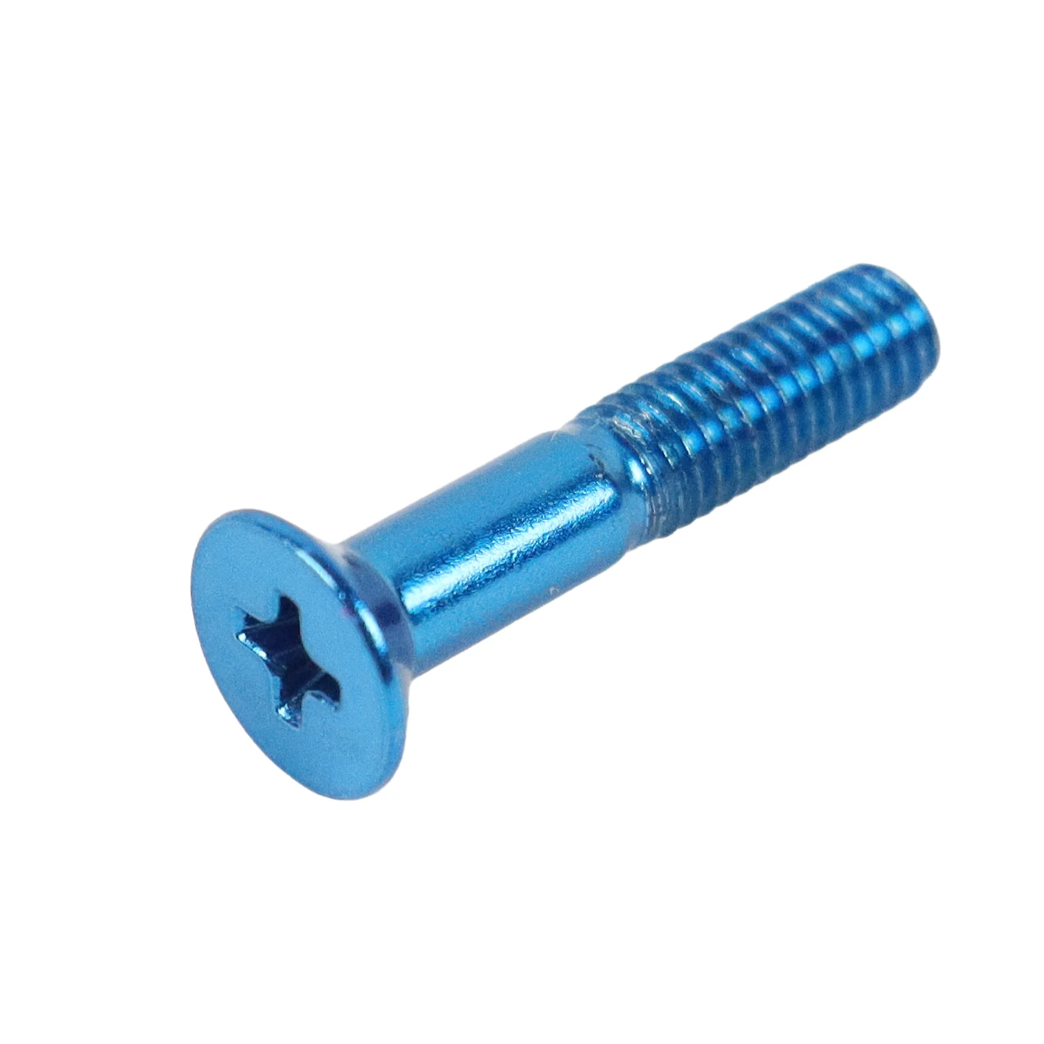 Dime Bag Skateboard Mounting Hardware 1" Phillips Black and Blue Nuts and Bolts - Image 3