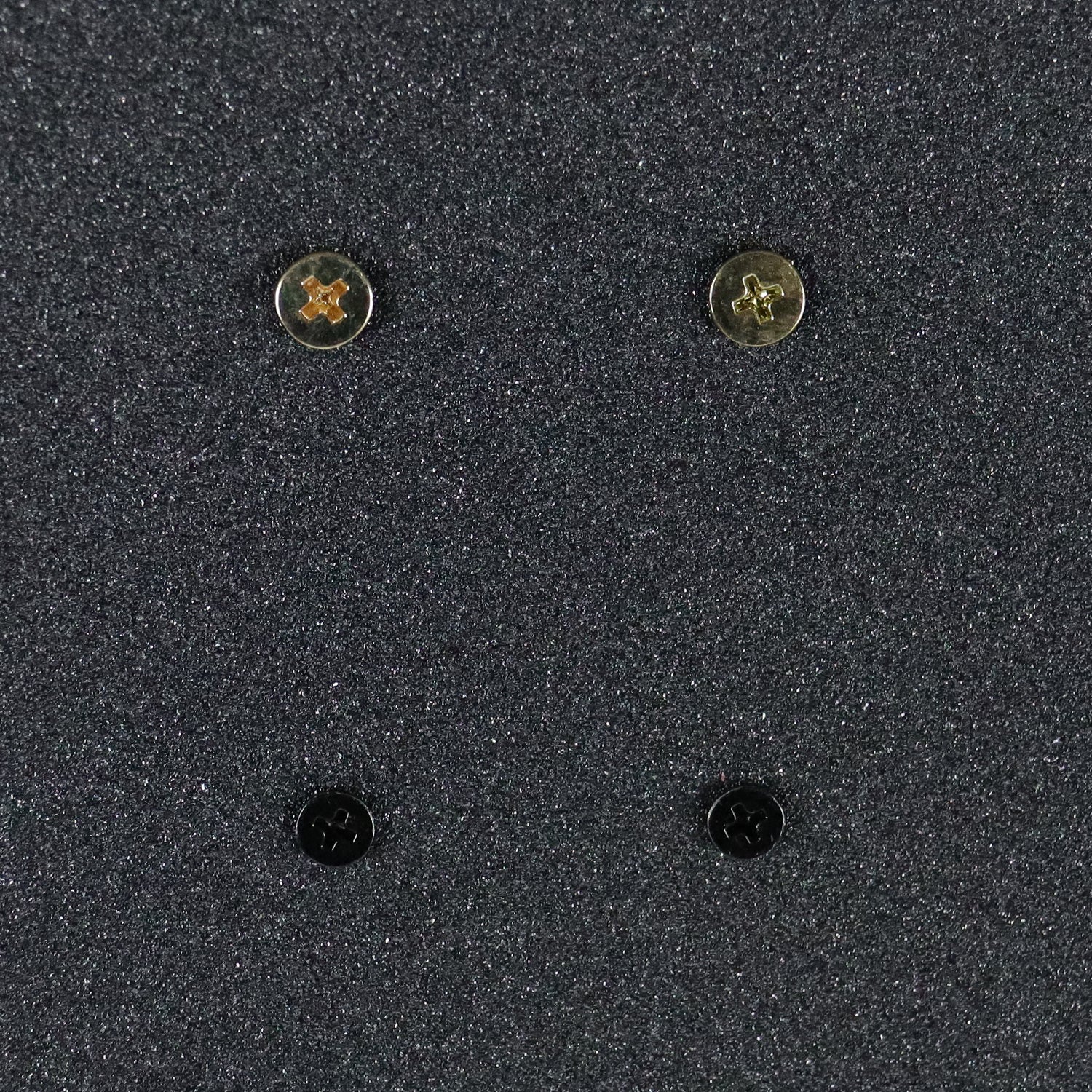 Dime Bag Skateboard Mounting Hardware 1" Phillips Black and Gold Nuts and Bolts - Image 4