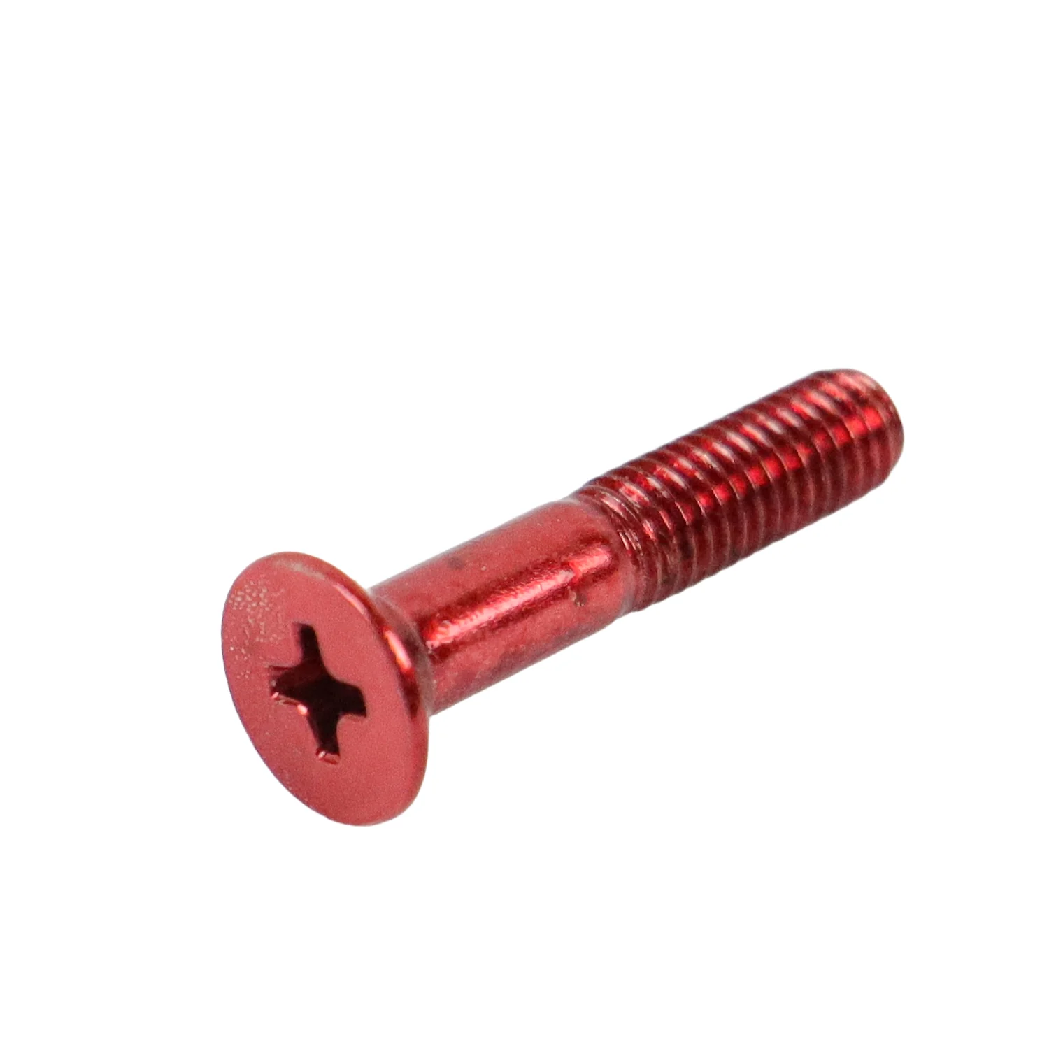 Dime Bag Skateboard Mounting Hardware 1" Phillips Black and Red Nuts and Bolts - Image 3