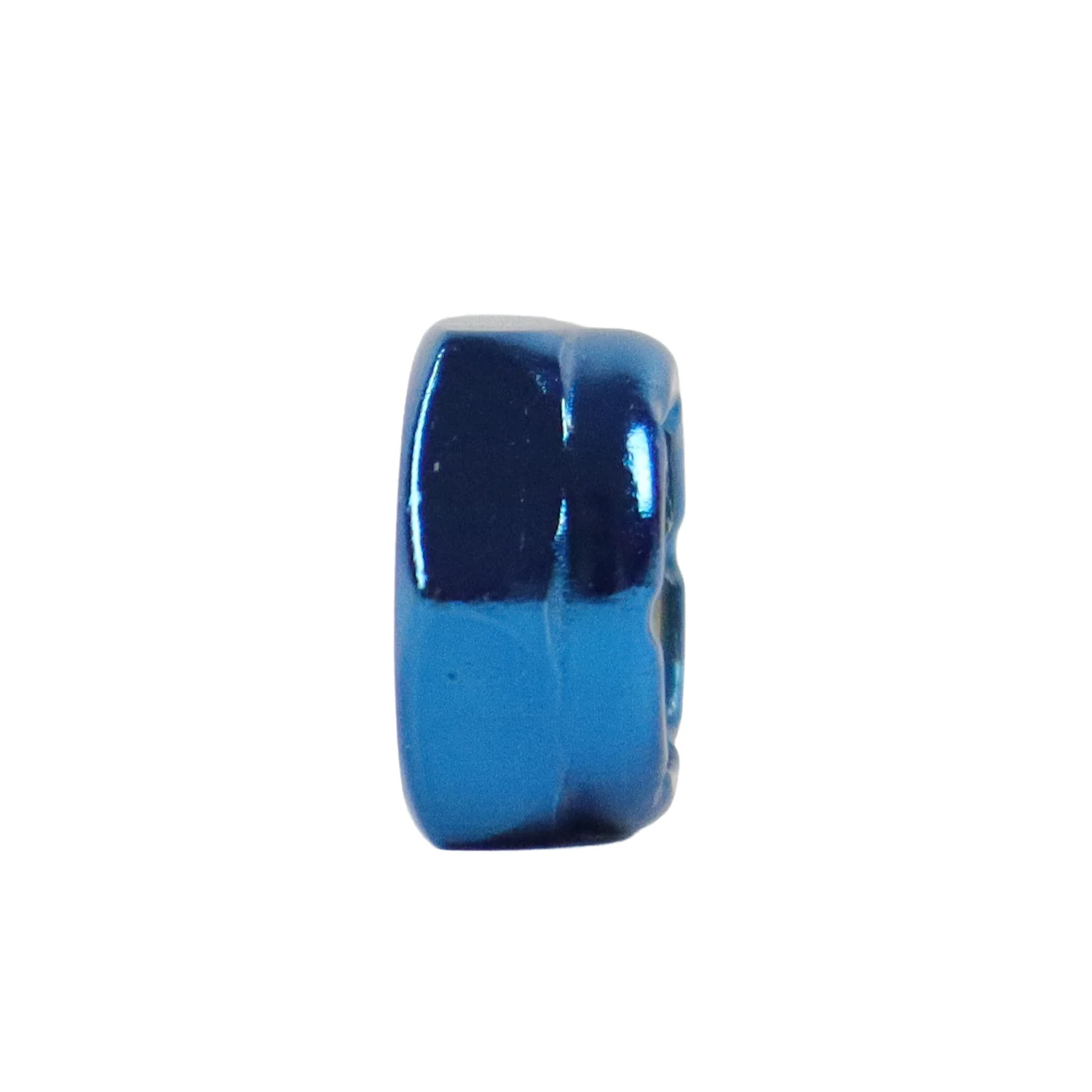 Dime Bag Skateboard Replacement Truck Axle Nuts Blue (4-Pack) - Image 4