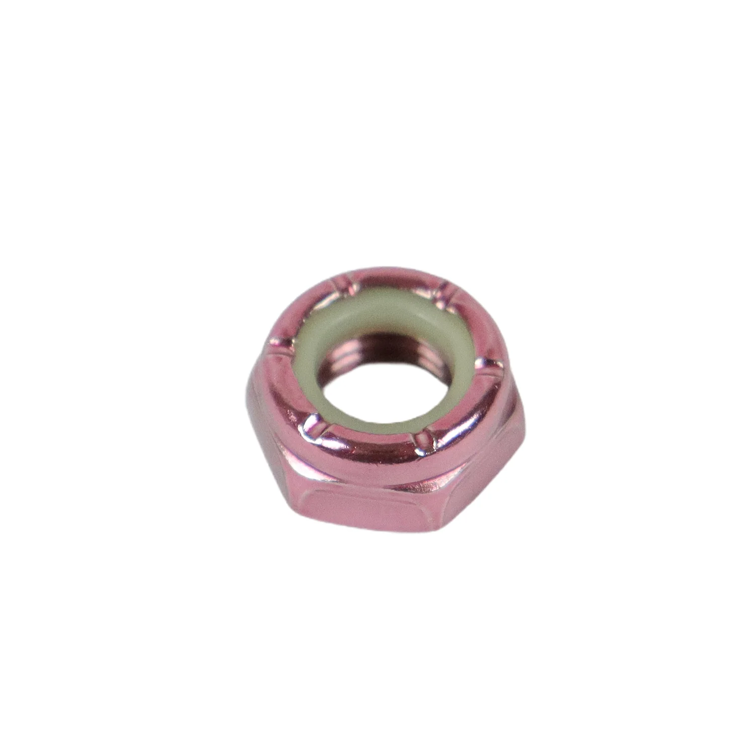 Dime Bag Skateboard Replacement Truck Axle Nuts Pink (4-Pack) - Image 2